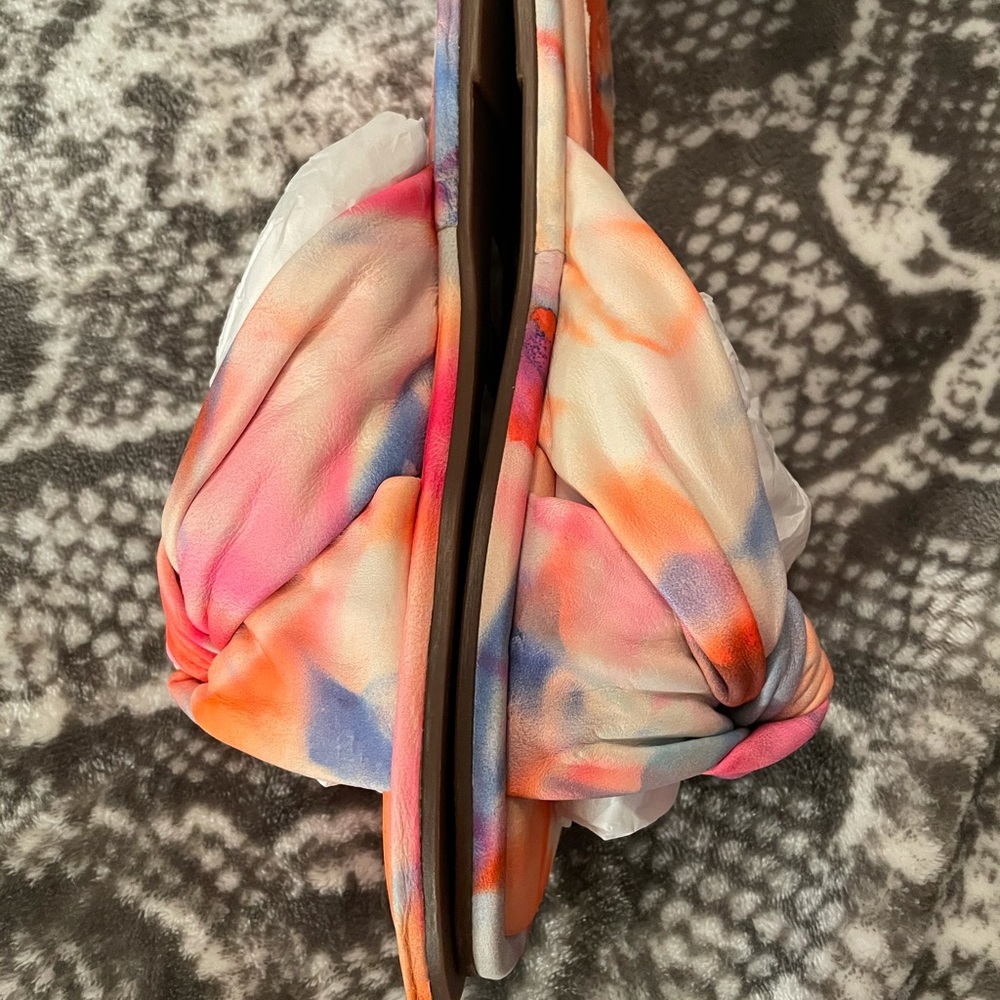 Schutz tie dye leather knot sandals - Picture 8 of 14
